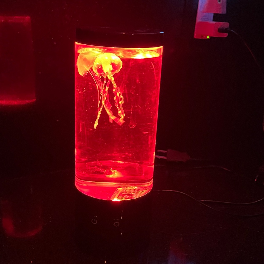 Color changing LED Jellyfish Lamp